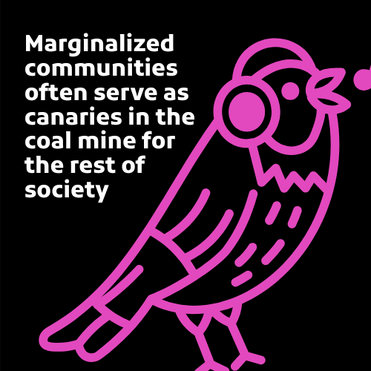 canaries in the coal mine