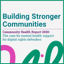 91x91pxThe report found that one of the main reasons employees at digital rights organizations were burning out was because of diverse types of discrimination.